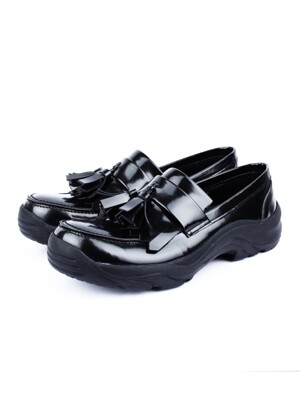 DAVID STONE B-400 TASSEL LOAFER (glossy.)