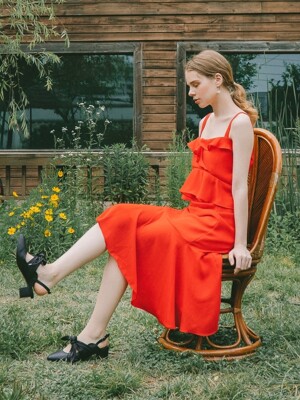 Ribbon Slingback (Black)