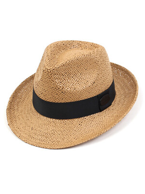 BU Summer Brown Long Fedora 여름페도라