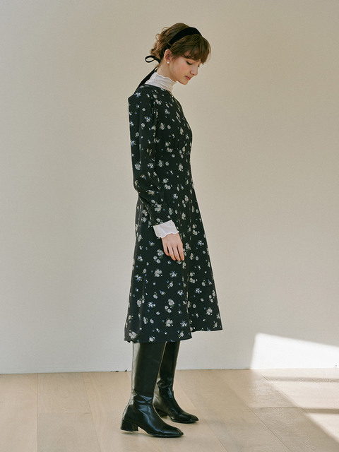 원피스 - 이슈넘버 (ISSUE NUMBER) - 4.48 Dandelion dress (Black)