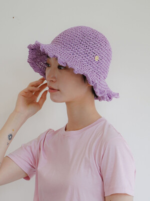 HATPPY Frill lace bucket hat
