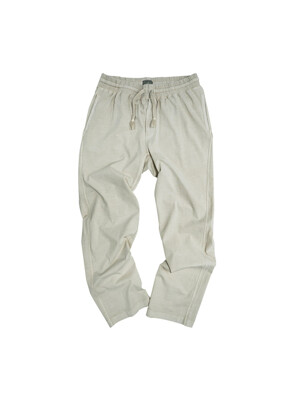 supima cotton sweat pants - natural