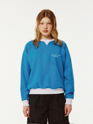 point sweatshirt (blue)