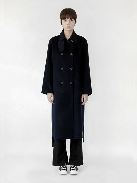 아우터 - 떼뚜 (tetu) - handmade double coat navy
