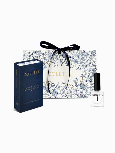 네일&타투 - 콜레트 (COLETTE) - [쇼핑백/탑코트증정] 콜레트 프리미엄 케라틴 젤네일 스티커 3개입 세트 (2종 택1)