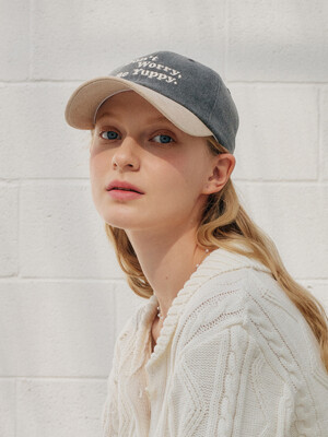 TWO TONE BALL CAP_GRAY