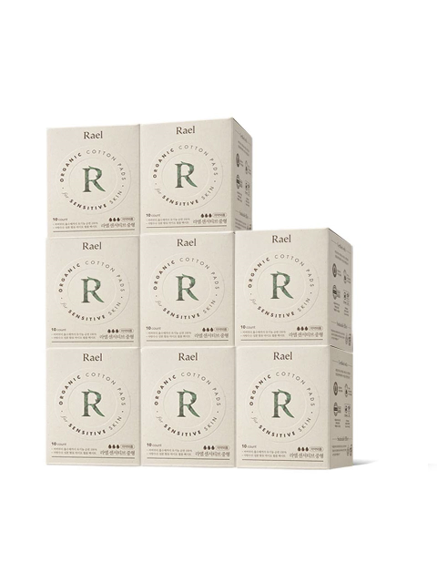 바디케어 - 라엘 (Rael) - 라엘 유기농 순면커버 센서티브 생리대 중형 8팩