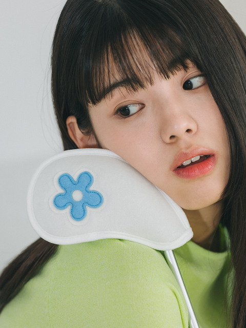 골프 - 딤플골프 (DIMPLE GOLF) - 테리 아이언커버 세트 화이트