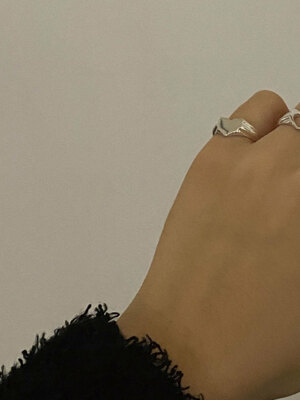 Cloud Heart Ring Small ver.