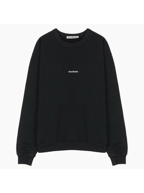 럭셔리어패럴 - 아크네스튜디오 (Acne Studios ) - 22FW 아크네 스튜디오 로고 블랙 여성 기모 맨투맨 AI0067 900