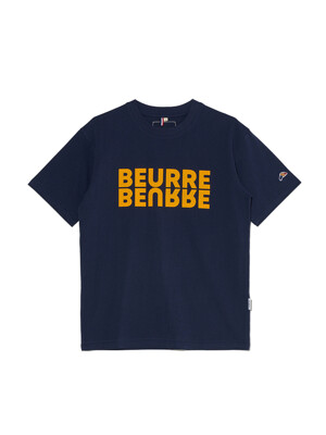 ep.6 BEURRE Decalcomanie T-shirts (Navy)