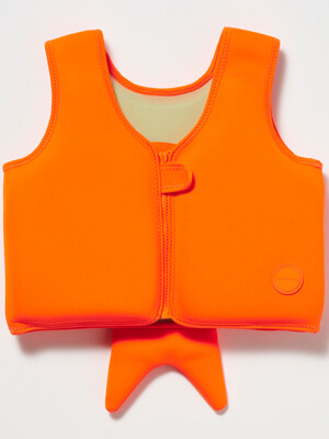 [국내공식] Swim Vest Sonny the Sea Creature Neon Orange 3-6_꽃게 네온오렌지 구명조끼 3-6_S3VVELSO