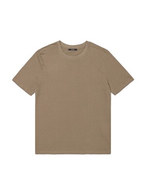 23 SS 남성 베이직 무지 라운드 티셔츠 (CAMEL)