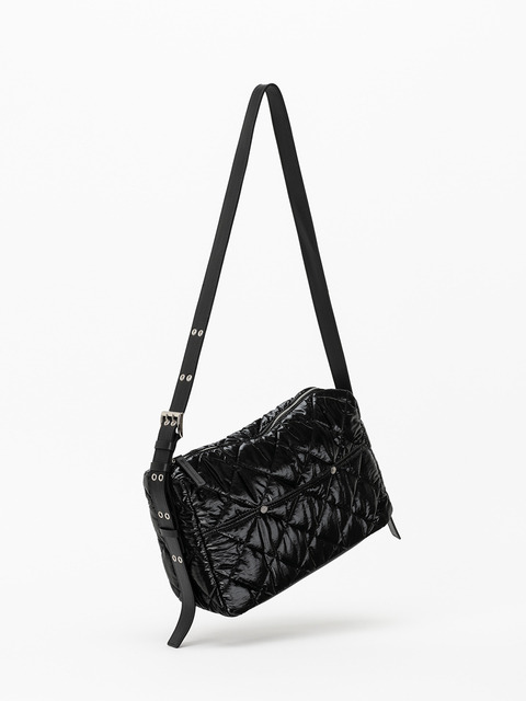 크로스백,숄더백,크로스백,에코/캔버스백,크로스백 - 베드포드11 (BEDFORD 11TH) - Functional Box Sling bag _Quilting combo[black]