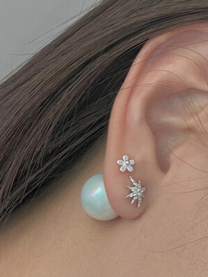Starlight Two-way Pearl Earring