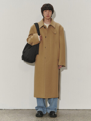 UNISEX OVERSIZED WOOL MAC COAT CAMEL_M_UDCO3D131CM