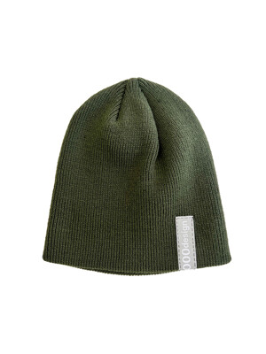 000 Logo Tag needlework Beanie / Khaki