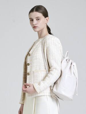 Arc bag_ivory