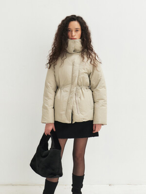 RTW COLLAR DOUBLE PUFFER GOOSE DOWN_2COLORS