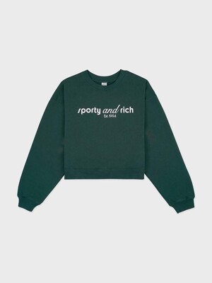 TANK CROPPED CREWNECK FOREST