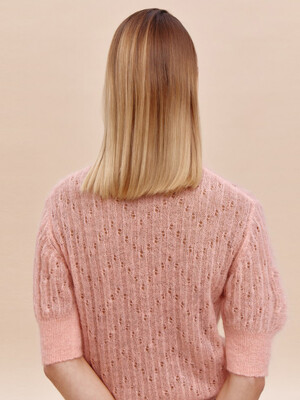Mohair Skashi Pullover  Pink (WE4151T11X)