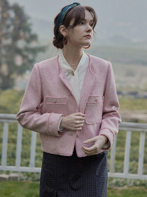 PM_Pink tweed jacket