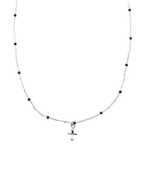 [silver925] anchor cross necklace
