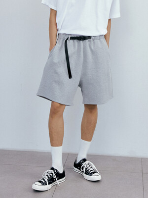 Belted Uniform shorts (gray)