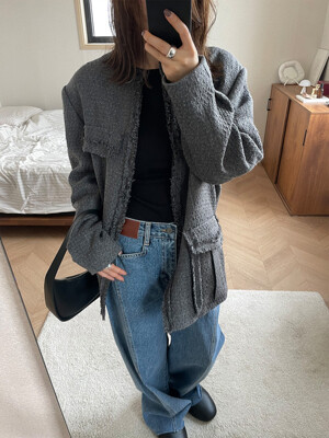 Anubis Tweed Jacket_Gray