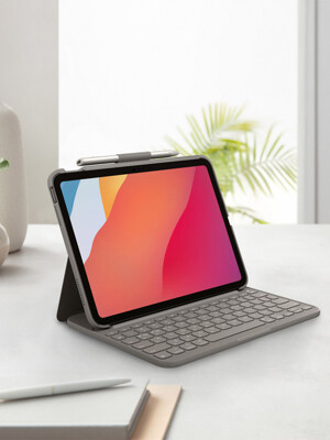 로지텍코리아 Slim Folio iPad 10세대용 블루투스 키보드 케이스