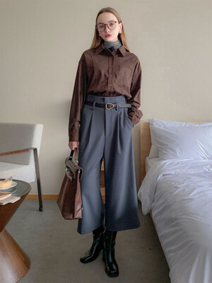 Bermuda Pintuck Cropped Pants (3colors) VPANTS_004