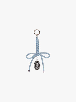 PPA RIBBON KNOT KEYRING_BLUE