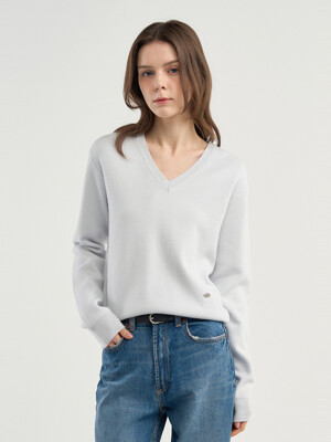 25ss Washable Vneck Knit Pullover 10color