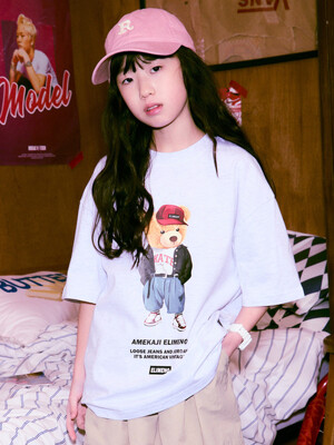 EY 아메카지 베어 키즈 반팔티 4Color