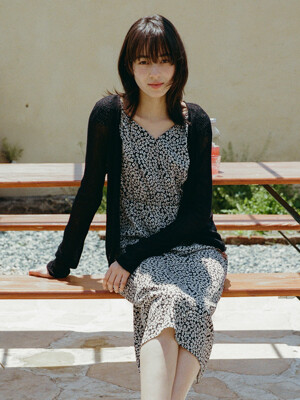 KYLA FLORAL ONE PIECE_BLACK