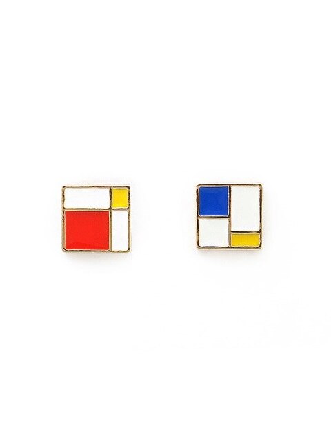 Mondrian earrings