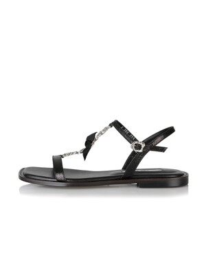 Kiki sandals / YS9-S396 Metalic black