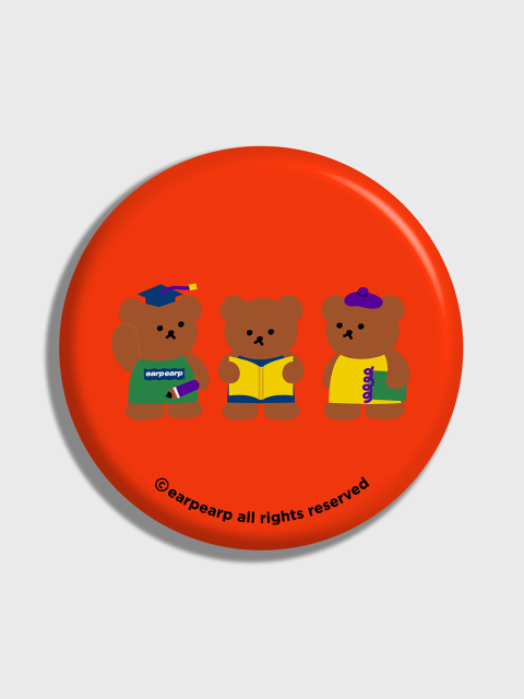 기타소품 - 어프어프 (EARP EARP) - Smart bear friends-red(거울)