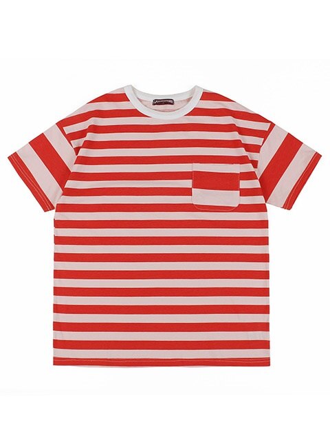 DOUBLE STRIPE T-SHIRTS (RED)