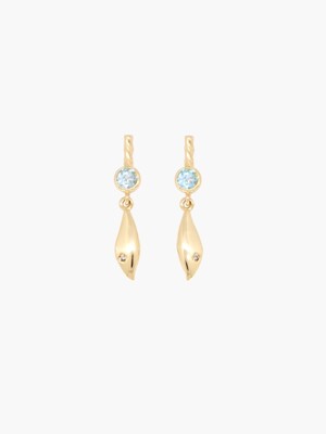 Dangling Petal Earrings (14k Gold)
