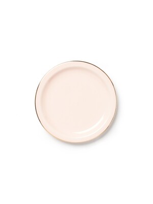 light pink gold mini plate