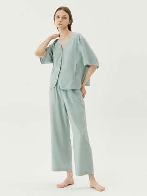 COZY ROUND PAJAMA SET_Mint