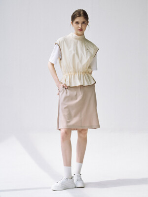 에이라인 플리츠 스커트(베이지) _ A - Line Pleated Skirt(Beige)