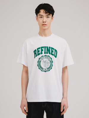 REFINED PRINTING T-SHIRT_WHITE