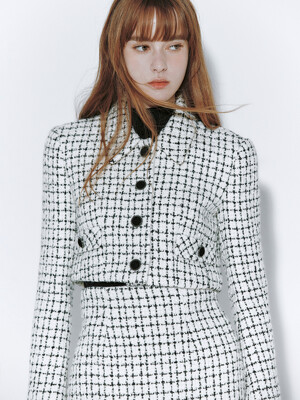 Lea Wool Tweed Jacket_2colors