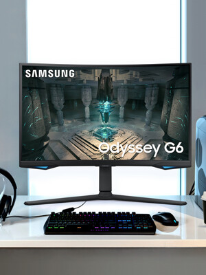 삼성 오디세이 G6 S27BG650 QHD 240Hz 1ms 커브드 스마트 게이밍 모니터