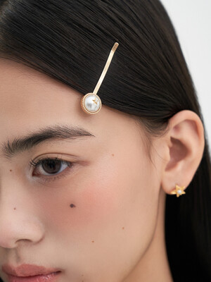 Full Moon Star Hair pin