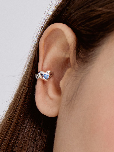 타티아나](SILVER925) Baguette Cubic Earcuff EC1936
