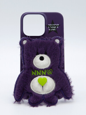 SUN CASE PATCH STAR FUR BEAR GRAPE