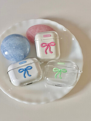 Ribbon air pods / buds case  (Hard case)